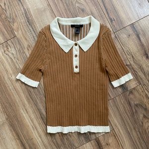 Knit polo